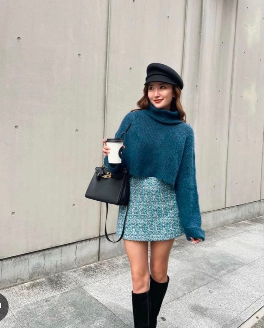 sheller ジャガード ツイードキュロット - メルカリ