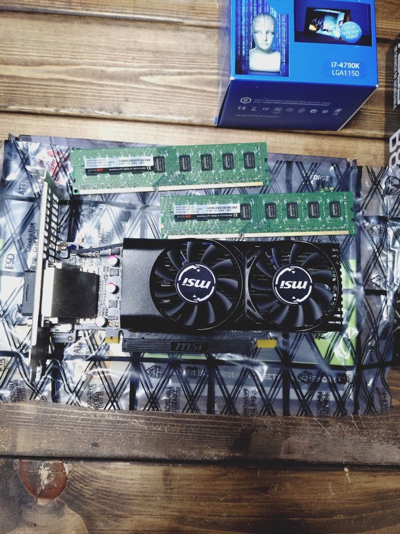 ジャンク】PCパーツセット CORE i5 12400K グラフィックボード