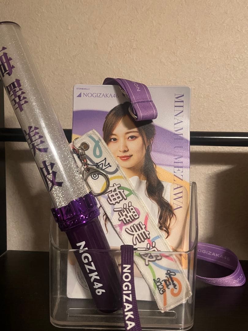 梅澤美波 ペンライト、チケホル、タオルキーホルダーセット - メルカリ