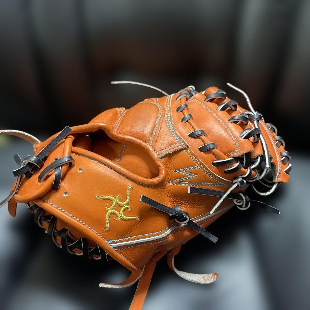 要 KANAME 硬式キャッチャーミット TYPE-C200 要 KANAME 硬式キャッチャーミット TYPE-C200 レッドオレンジ 小さめ