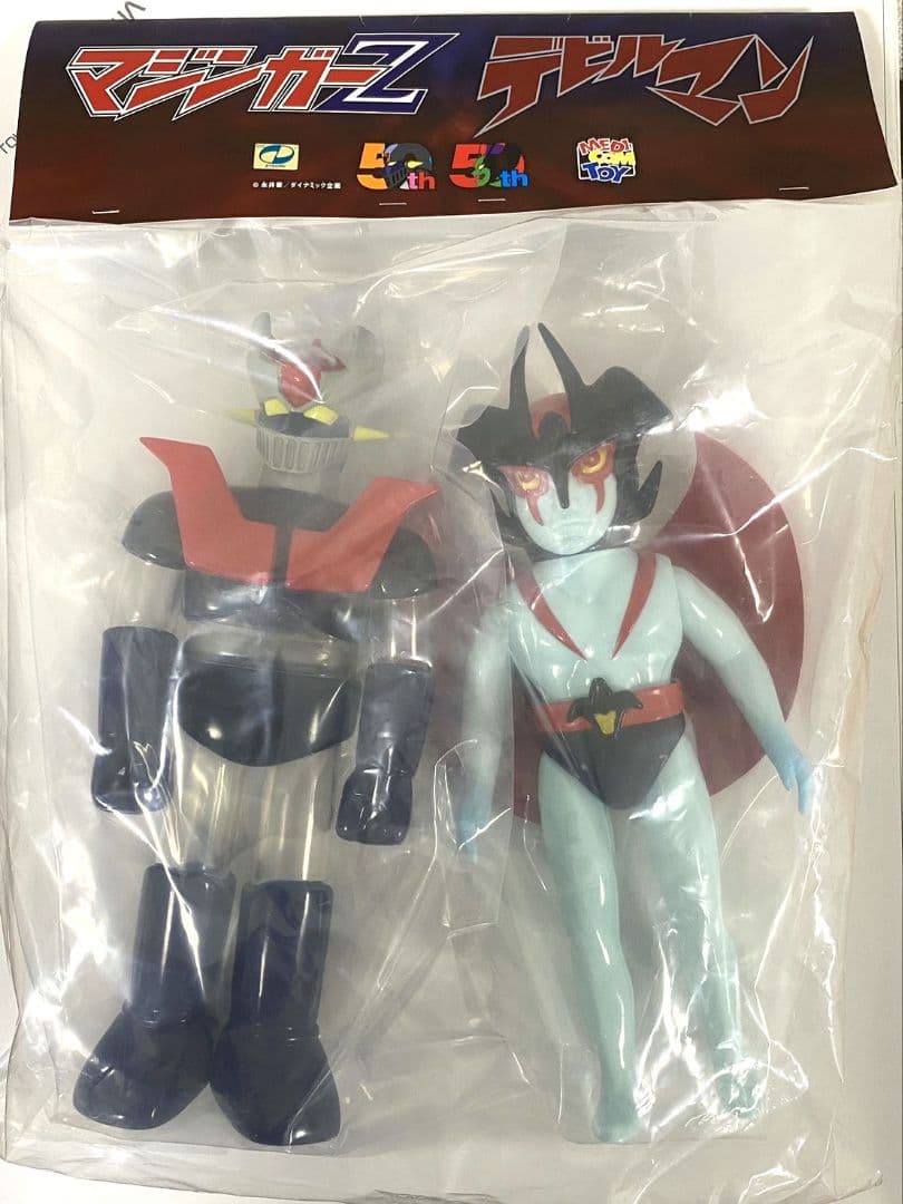 新品未開封】マジンガーZ デビルマン ソフビ 2期 メディコムトイ 面