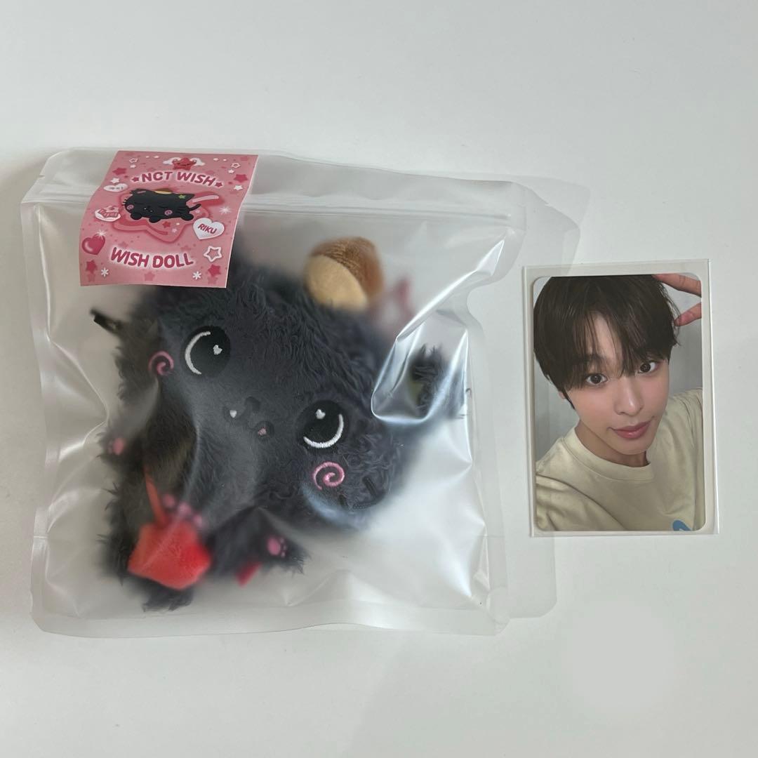 NCT WISH WISH DOLL リク ぬいぐるみ トレカ キーリング クリ - メルカリ