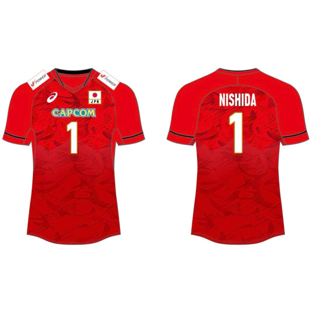 バレーボール日本代表男子西田有志VNLユニフォーム Lサイズ アシックス（ASICS）（メンズ、レディース）バレーボールウェア バレー