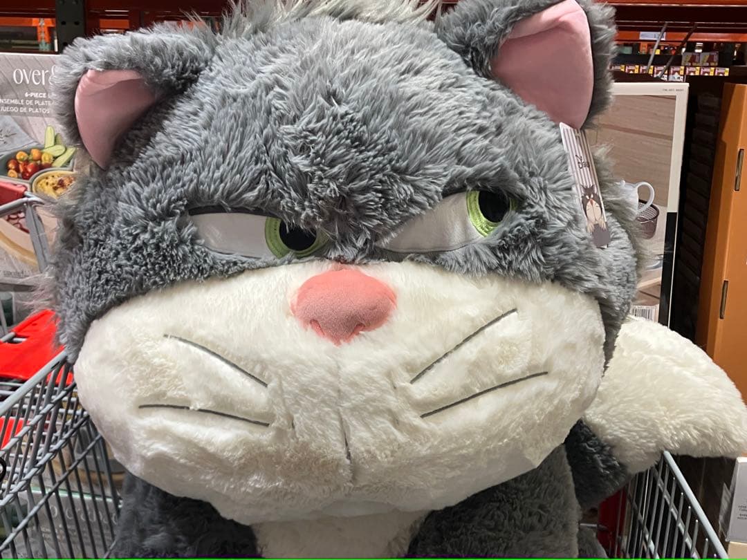 コストコ ルシファー 特大 ぬいぐるみ ブランケット付き プレゼント