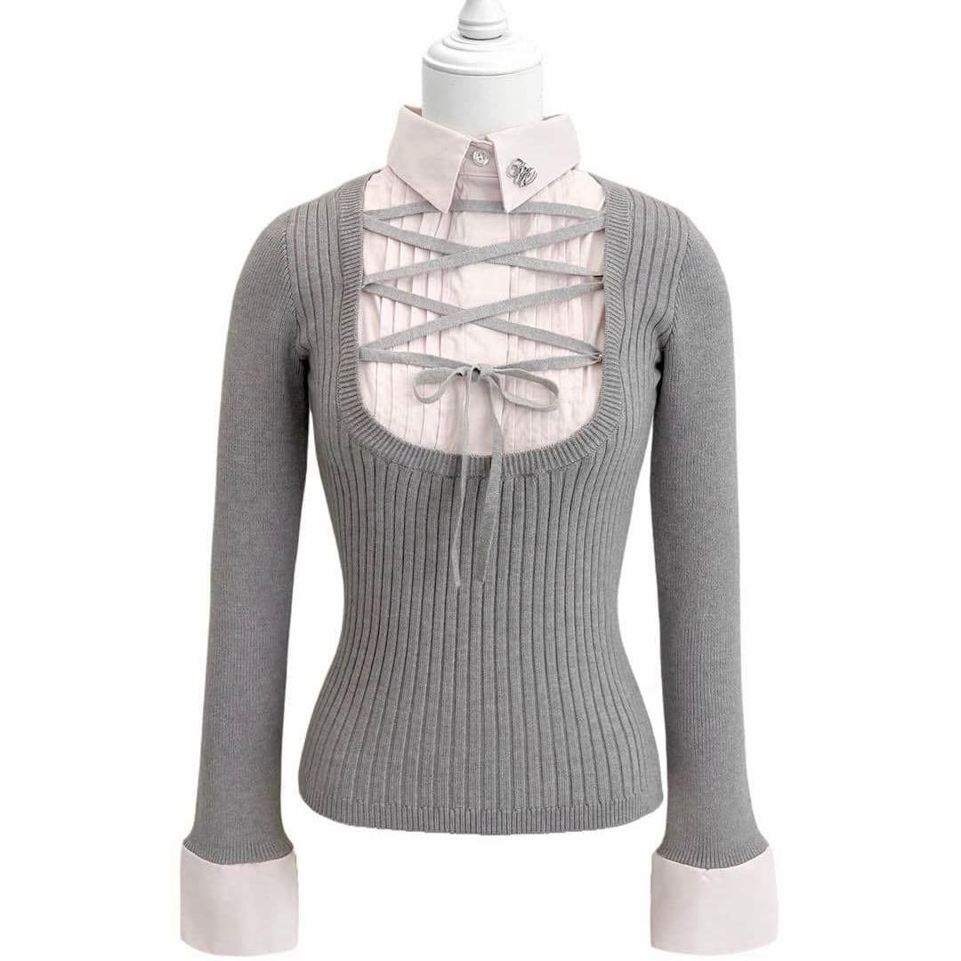 お値下げ❗️新品 HONEY MEW ハニーミュウ レースアップドッキング