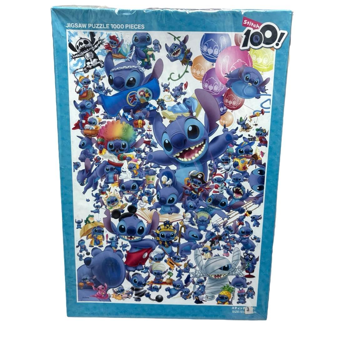 新品 ディズニー スティッチ 100! ジグソーパズル 1000ピース 希少