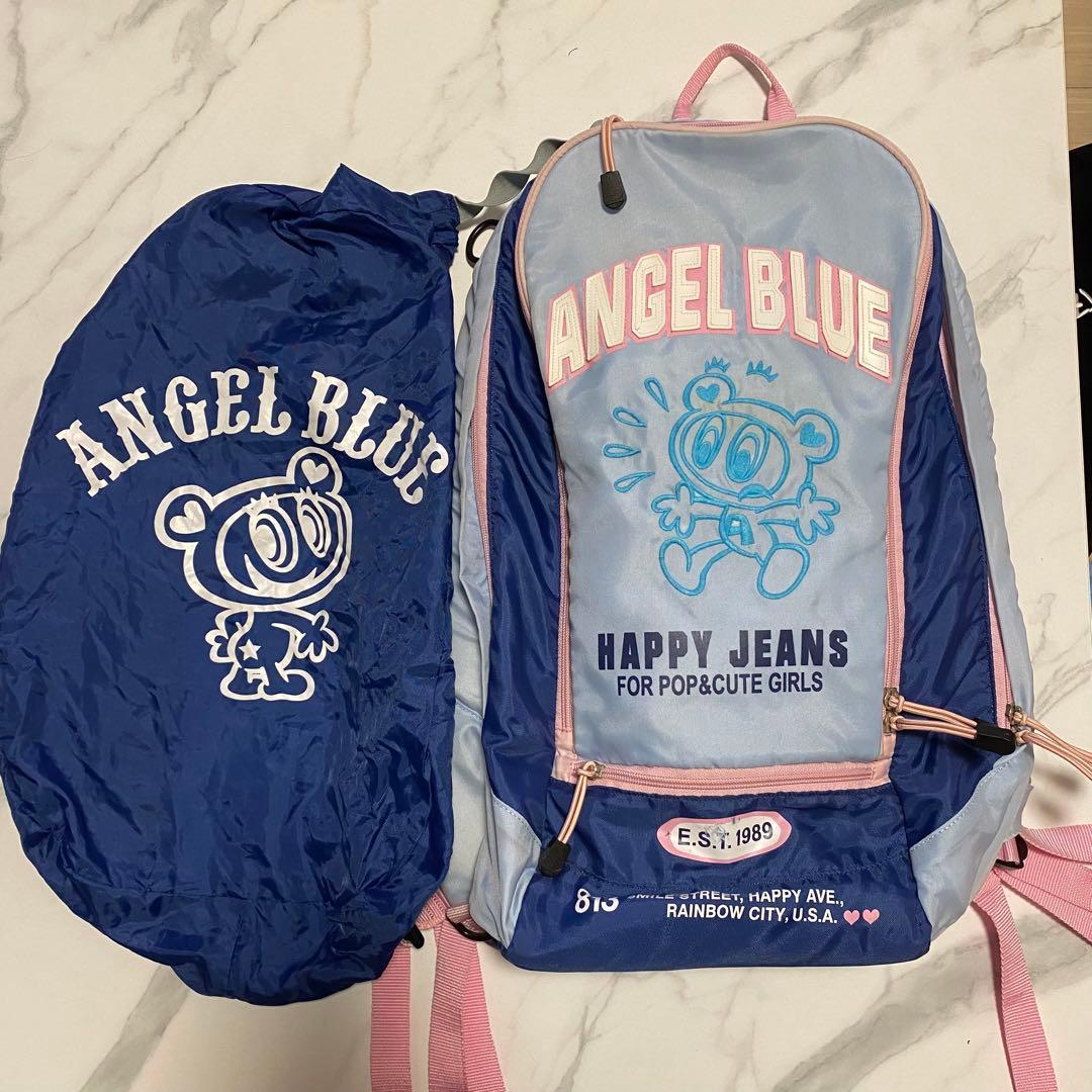 エンジェルブルー リュック 大容量 バッグ 平成レトロ 大容量 ナルミヤ