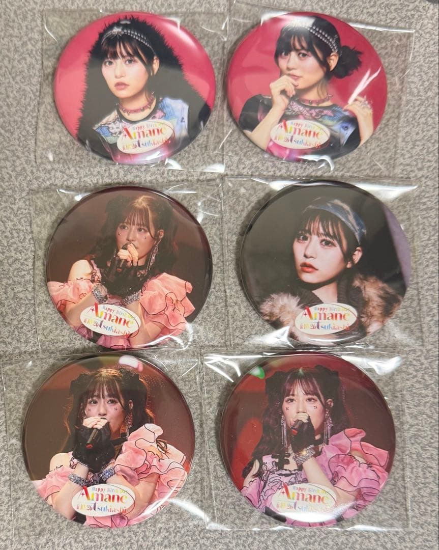 未開封】月足天音 生誕2024 缶バッジ 6個 - メルカリ