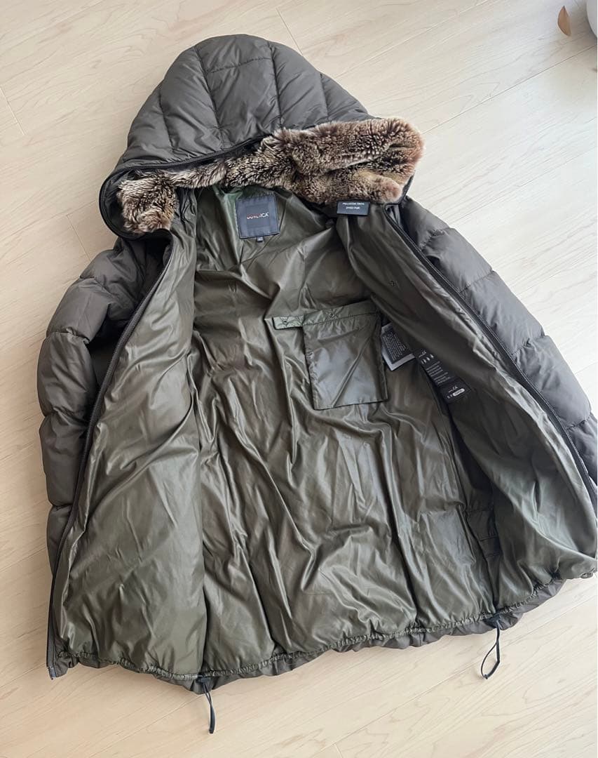 美品☆ デュベティカ 別注 アルウェン ファー付き ダウンコート 40