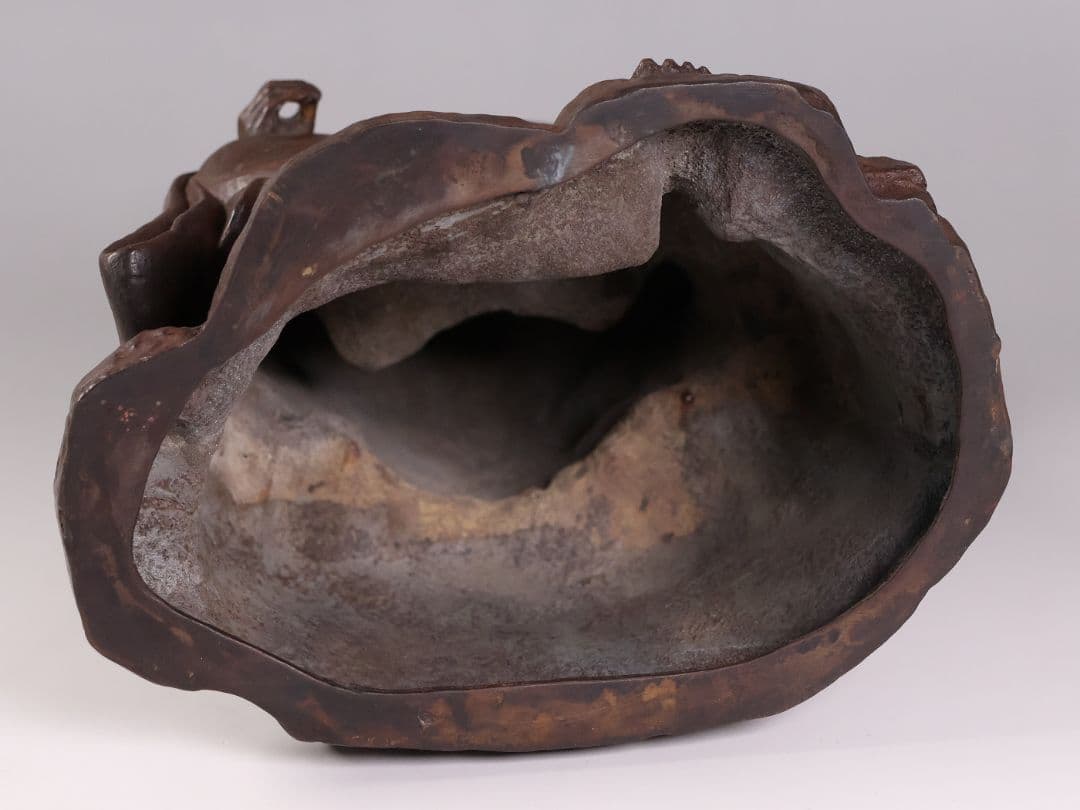 高岡銅器 堺幸山 鋳造 神農像 銅像 全高29cm 薬祖神【MA866】 - メルカリ