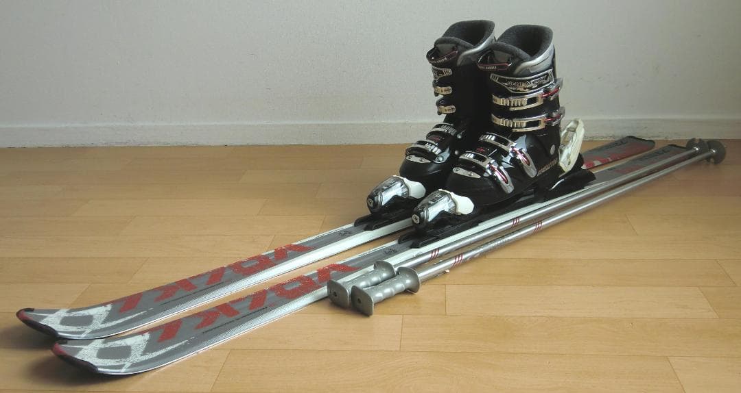 □□送料無料□VOLKL□メンズスキーセット□板159靴26.5□メンテ付