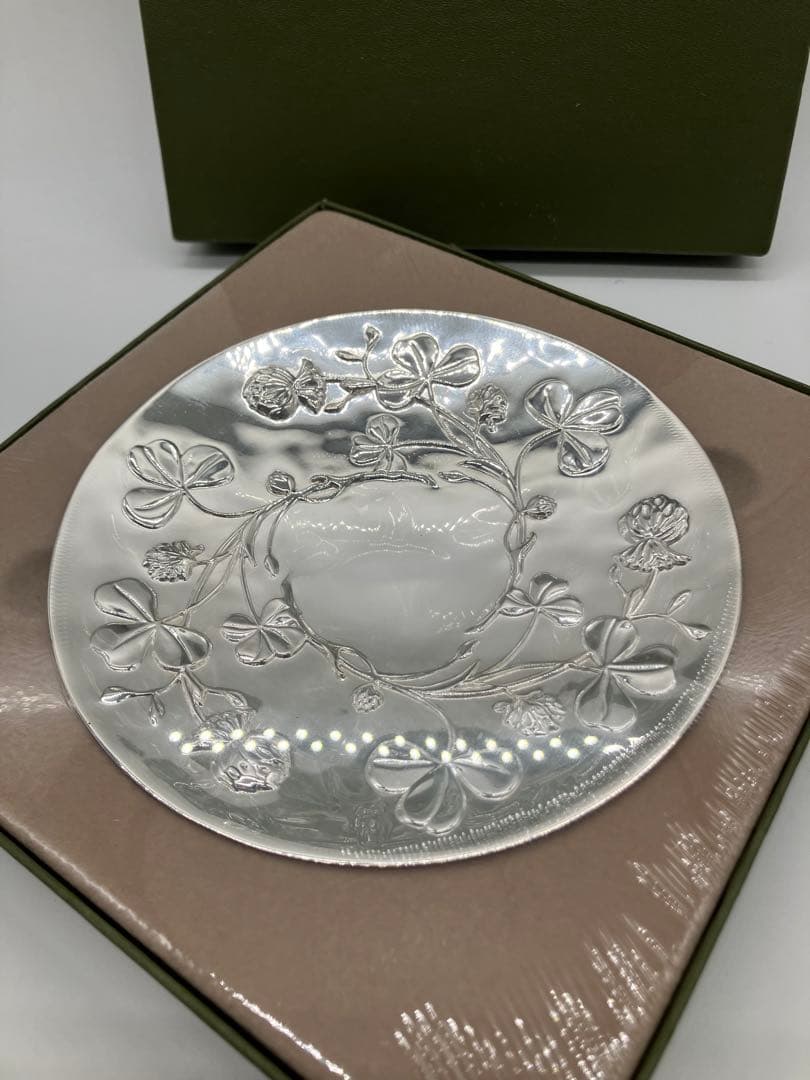 新品未開封】クリストフル シルバー製 トレフルクローバーボウル