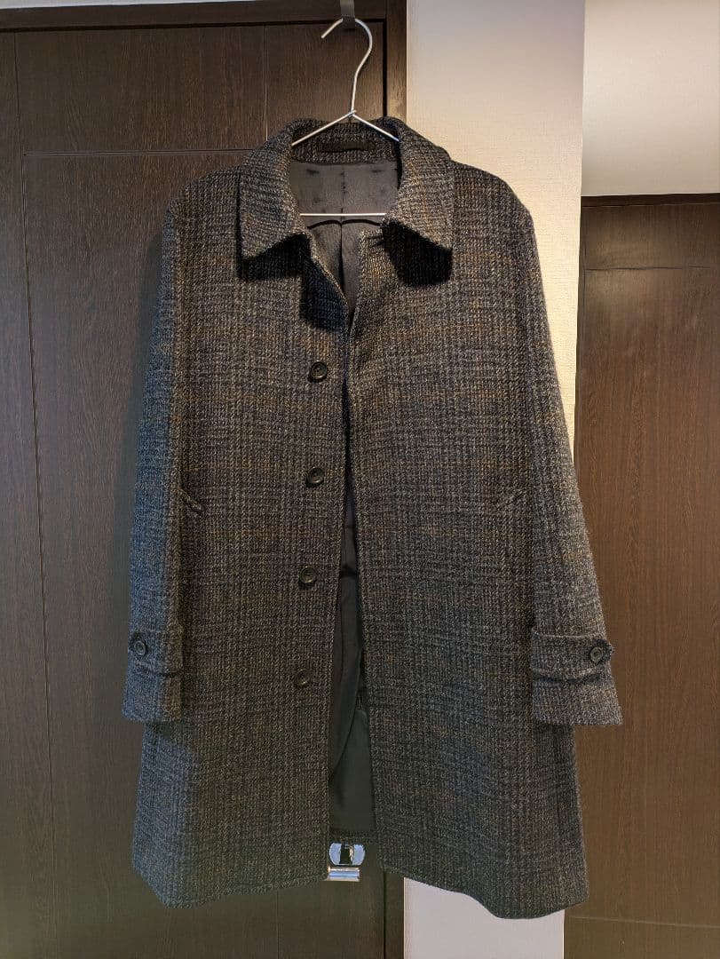 MOJITO Harris Tweed ステンカラーコート Mサイズ グレー系 MOJITO Harris Tweed ステンカラーコート Mサイズ グレー系 - メルカリ