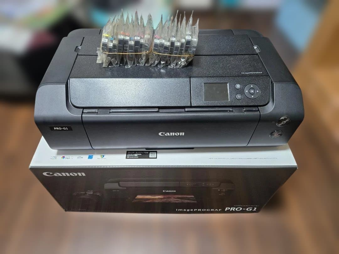 Canon PRO-G1 本体+純正インクカートリッジ17本 楽天市場】canon pro-g1の通販