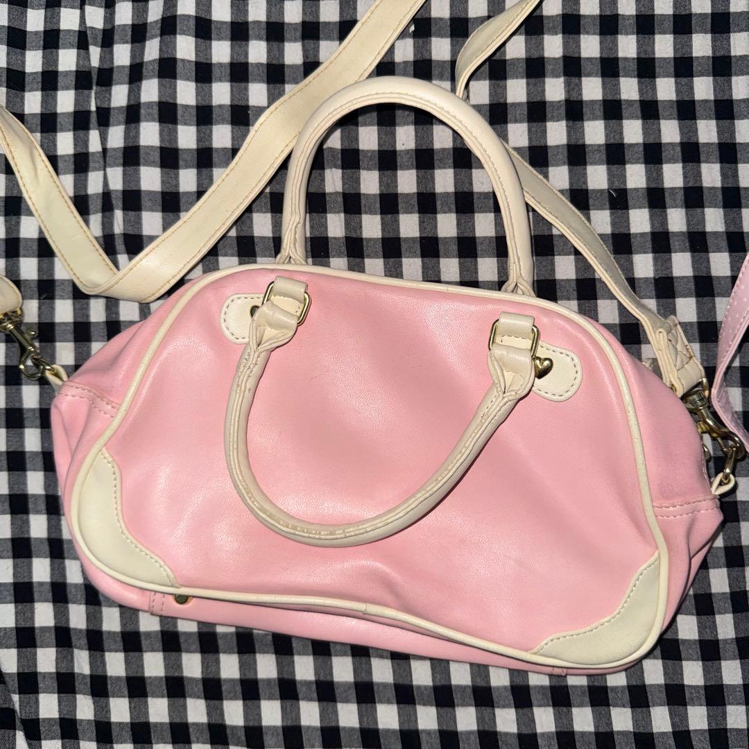 mezzo pianoメゾピアノ ショルダーバッグ ピンク 女児服 平成レトロ