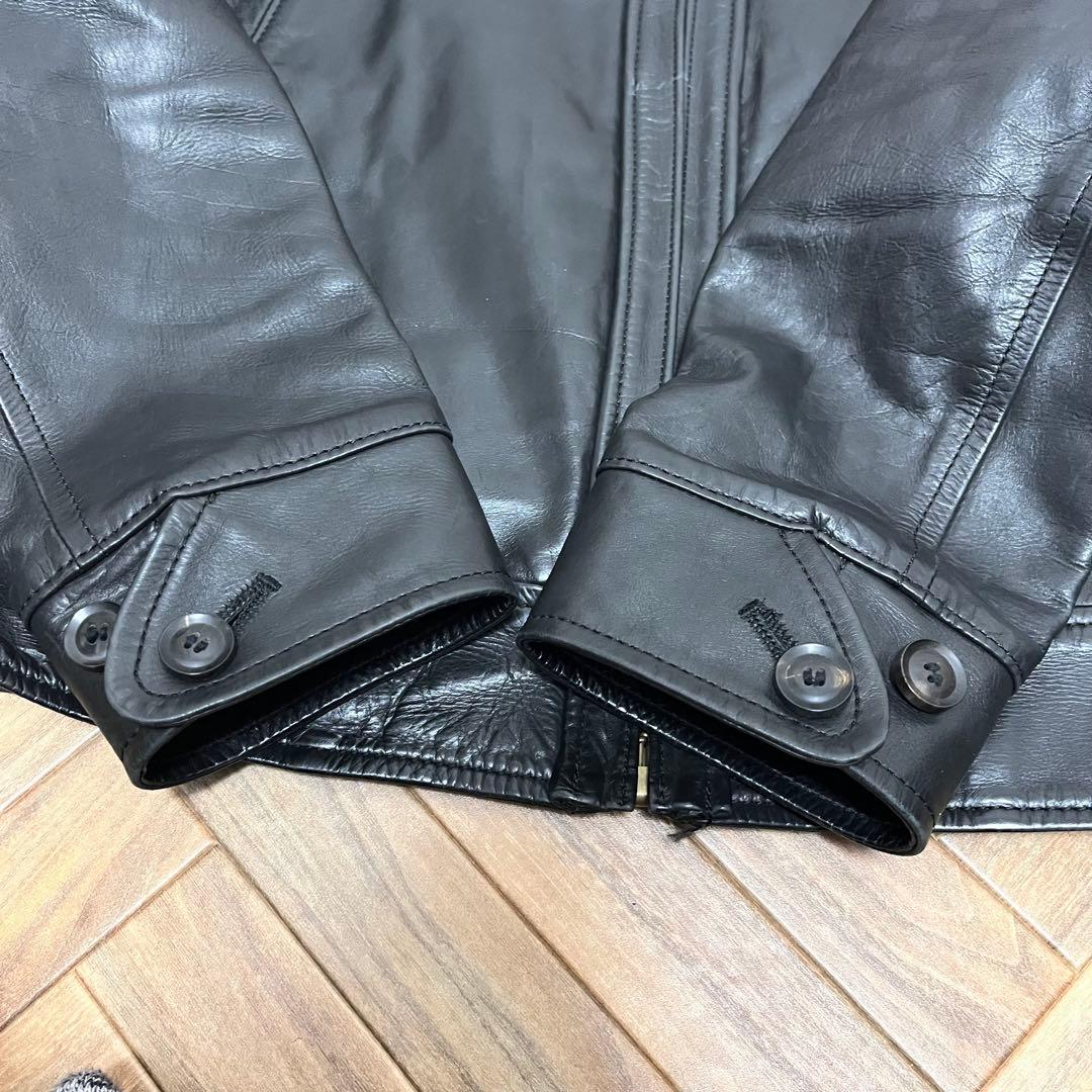 超希少 ナイジェルケーボン レザージャケット シングルライダース 50