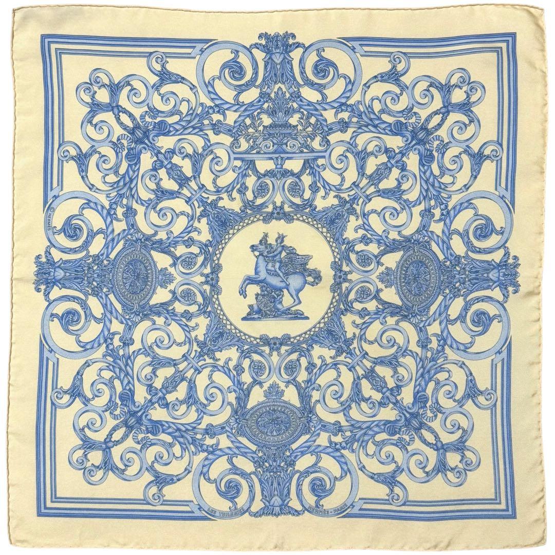 エルメス HERMES スカーフ　カレ45 ガヴロッシュ　チュイルリー公園 エルメス スカーフ カレ45 ガヴロッシュ ホースハート just married