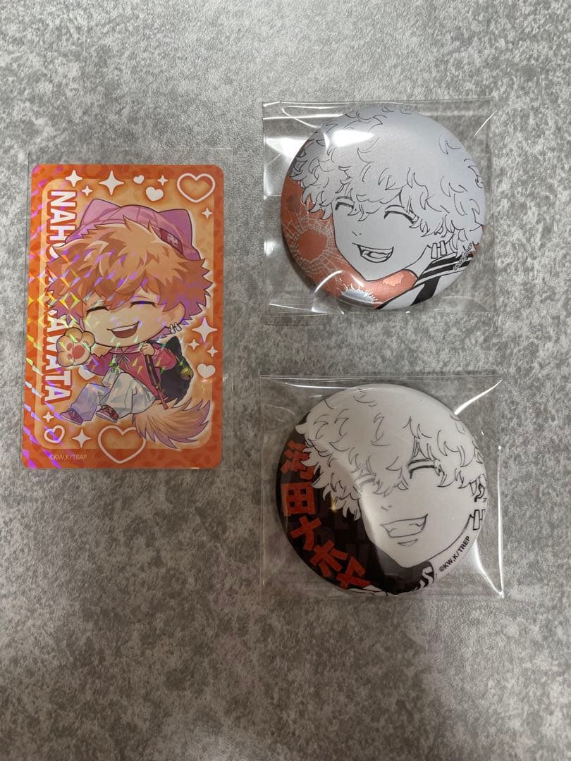 東京リベンジャーズ 河田ナホヤ 原画展缶バッジ ナンジャタウンカード