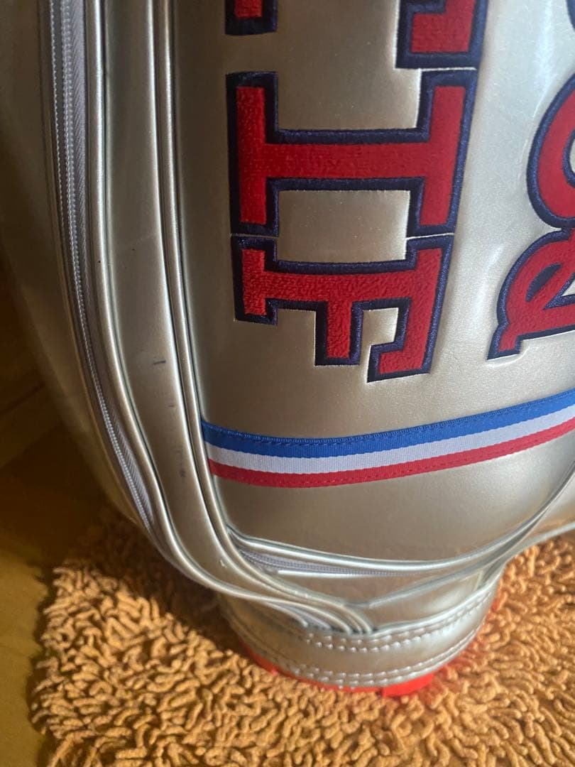 SALEルコックキャディーバッグカート用6分割シルバーエナメル - メルカリ