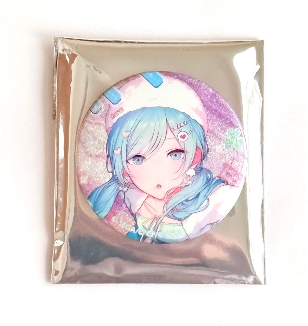 未使用】日野森雫 46B グリッター缶バッジ プロセカ キラー グリ缶