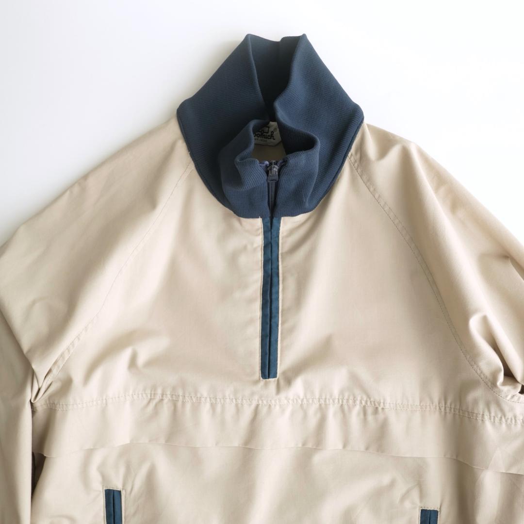 WOOLRICH USA製80s アノラックジャケット ベージュ/ネイビー M - メルカリ