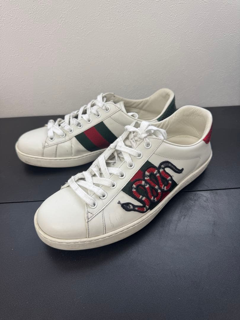 Gucci Ace Embroidered Snake | 7 = JP 26 - メルカリ