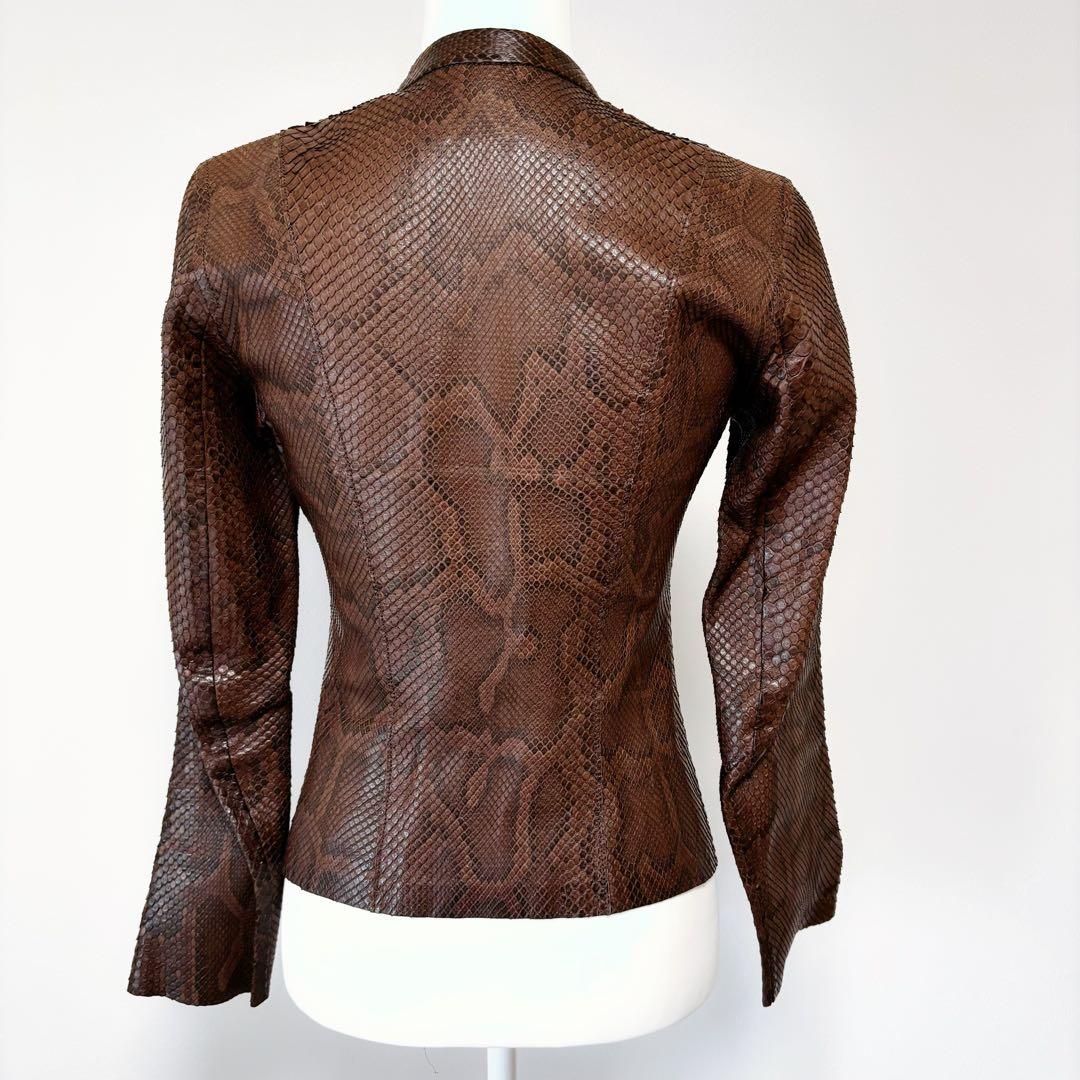 限定値下げ】希少 アイザックセラム ジャケット ライダース スネーク