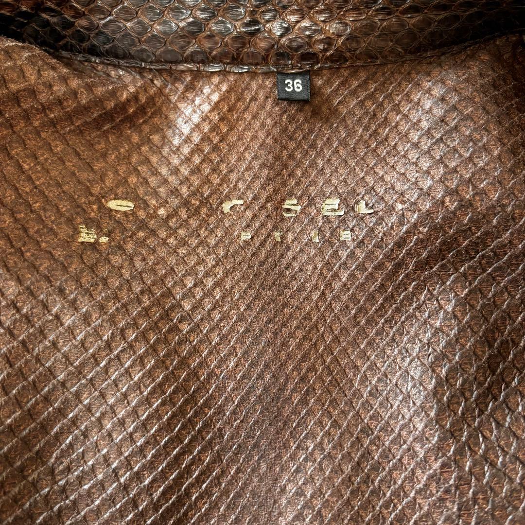 限定値下げ】希少 アイザックセラム ジャケット ライダース スネーク