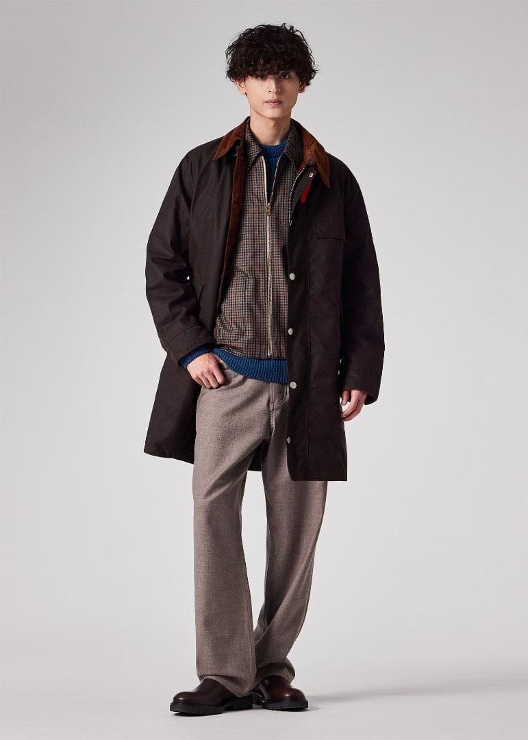 p*o様 \"Paul Smith Loves Barbour\" Beeston Buy Paul Smith loves Barbour Beeston Waxed Jacket for USD 895.00