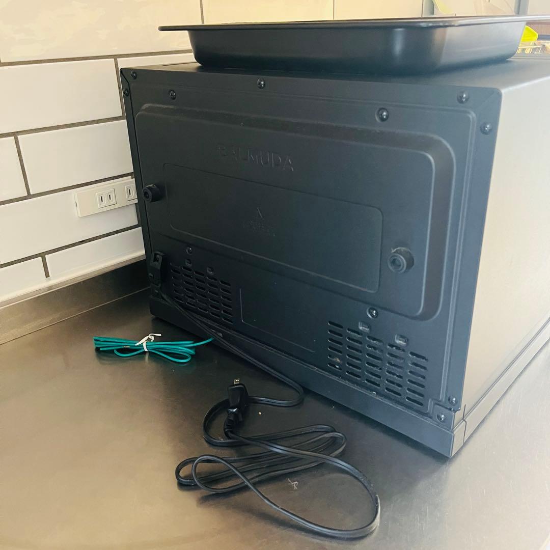 2022年製/ジャンク】バルミューダ オーブンレンジ K04A ブラック 黒