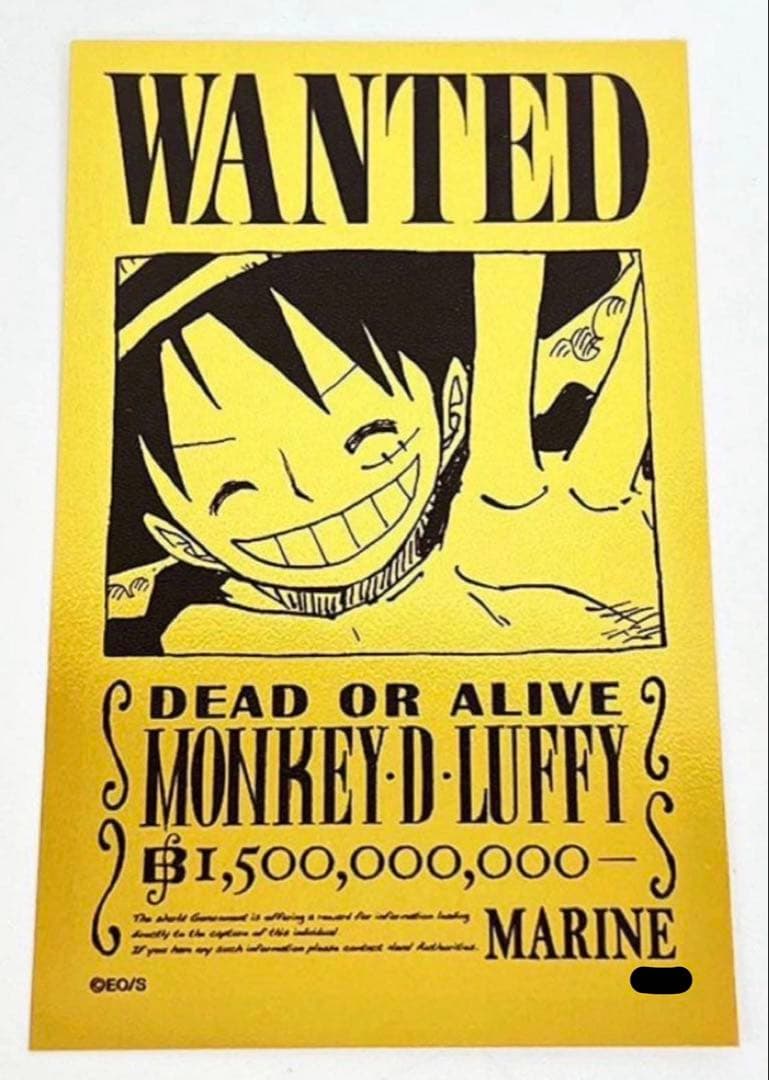 ONE PIECE ルフィゴールド手配書 純金999.9 24K 22K PSA