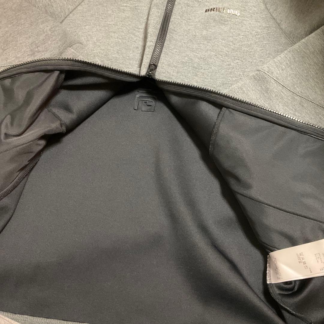 お値下げ⭐︎BRIEFING GOLF フード付きジャケット グレー - メルカリ