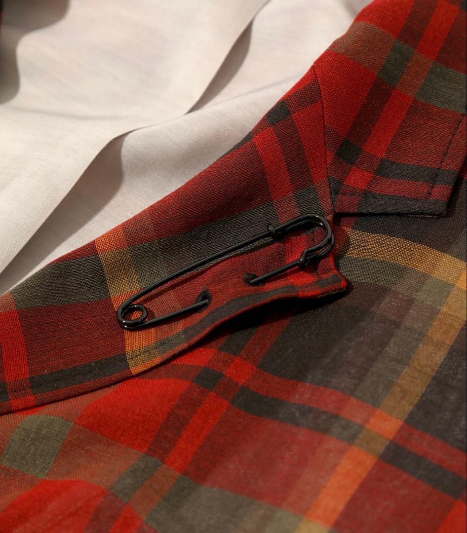 needles W/N MADRAS CHECK 赤 セットアップ 上下セット