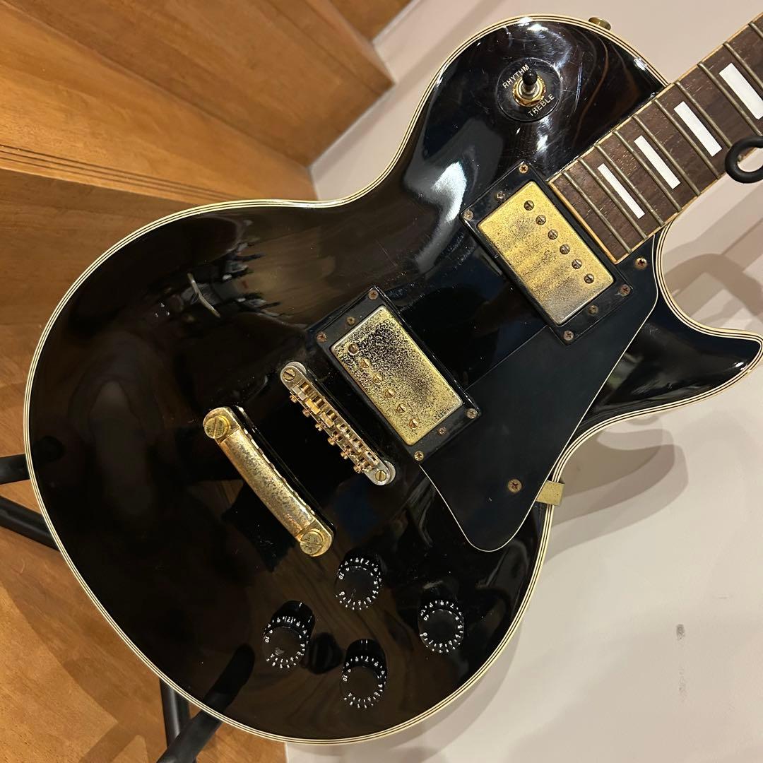 Photogenic レスポールカスタム　お安くします。 Photogenic LP-300C BK エレキギター レスポールカスタム ブラック 黒