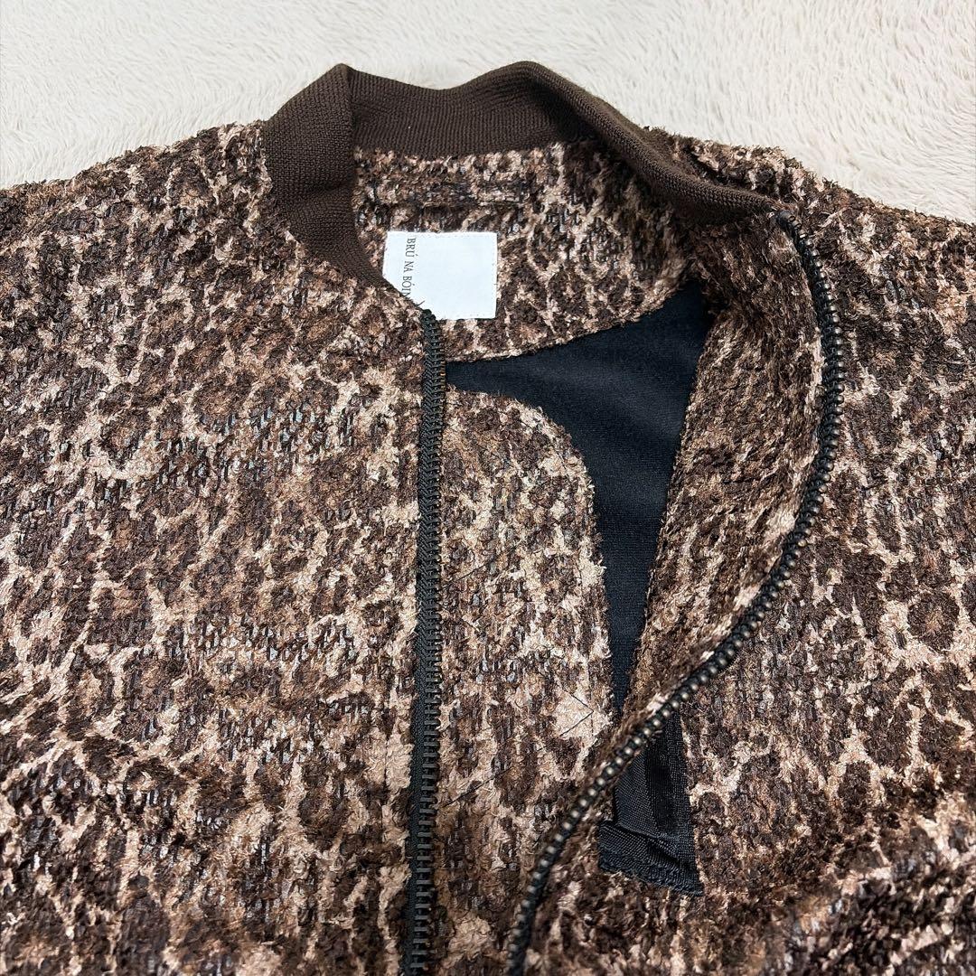 BRUNABOINNE レオパード ジャケット ブルーナボイン MA-1 - メルカリ