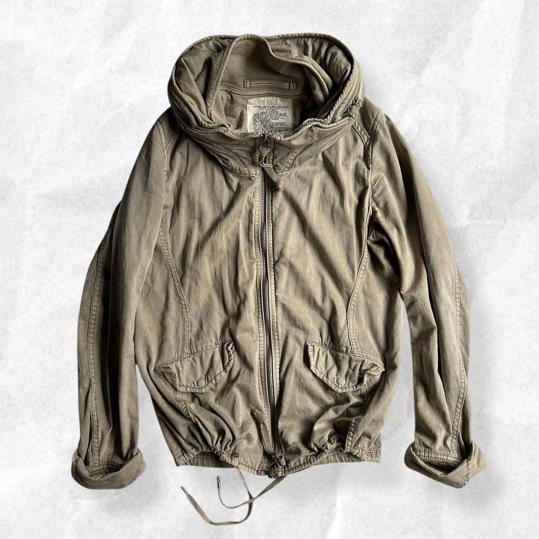G.O.A GOA 00s y2k archive ビッグフード ジャケット goa - 【y2k】00s goa ビックフード ミリタリー パーカー ジャケットの