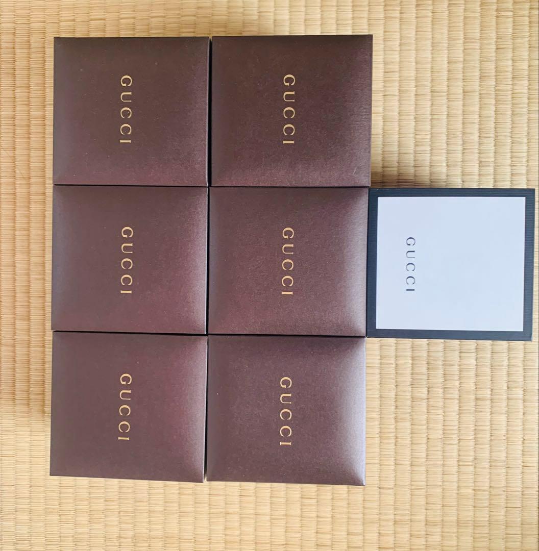 ピンクの猫様専用ページ•GUCCI ブラウン 時計の空箱のみ7個セット