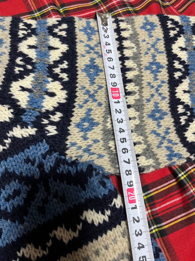 未使用品】インバーアラン4Aフェアアイル柄カーディガン - メルカリ