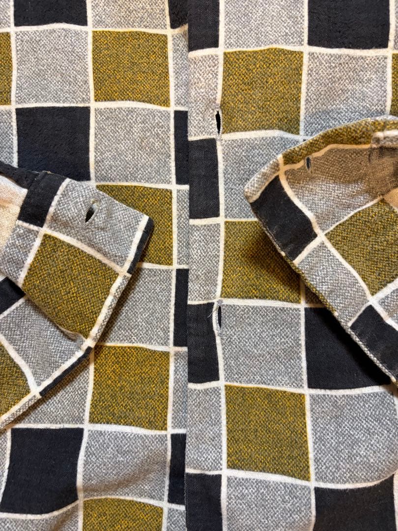 希少良品】50sビンテージ Saddle & Paddleプリントネルシャツ - メルカリ