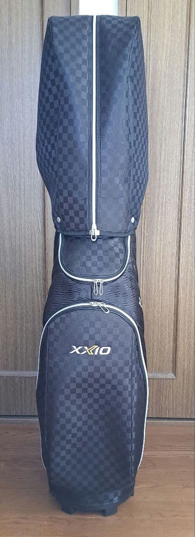 XXIO チェック柄 ブラックキャディバッグ - メルカリ