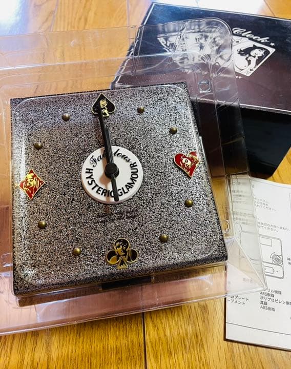 ヒステリックグラマー 非売品 ノベルティ 置時計 hystericglamour