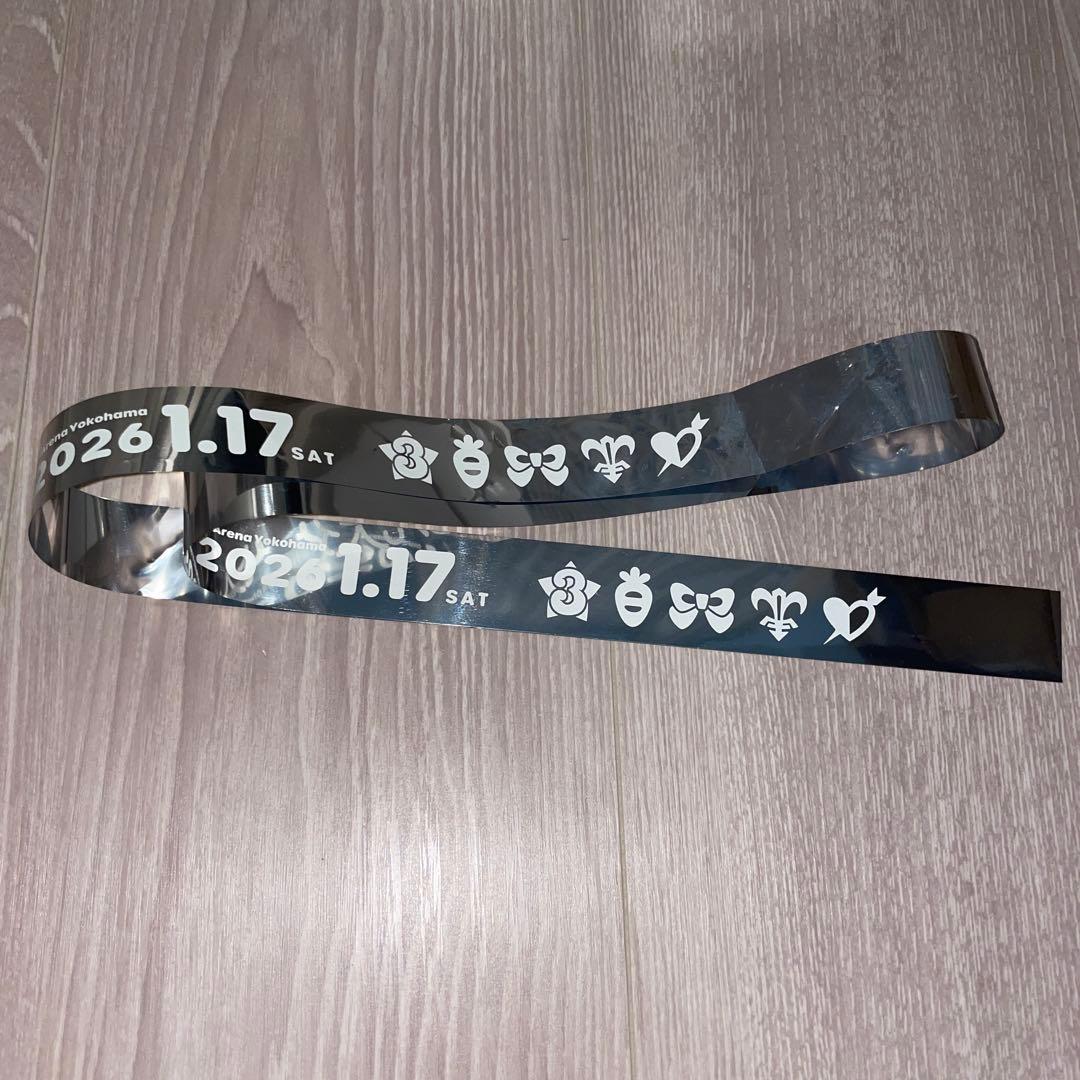 ホロライブ 3期生ライブ きゅるるん大作戦 銀テープ 白 - メルカリ