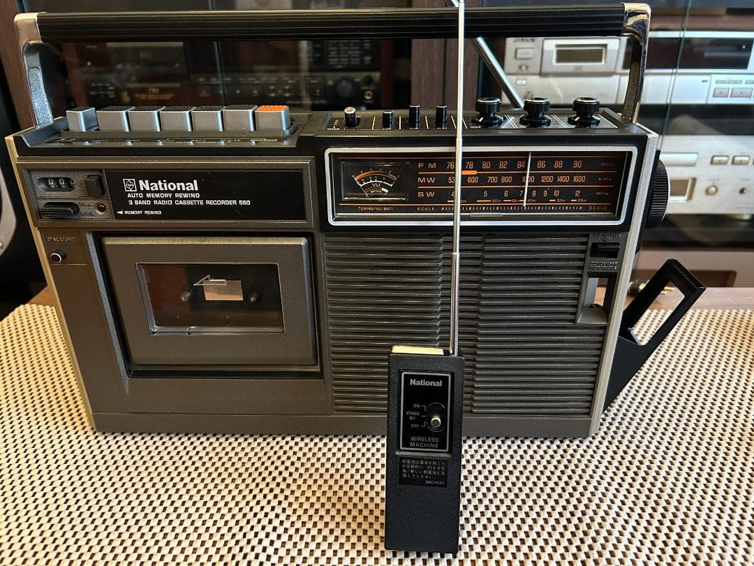 整備済】ナショナル ラジカセ National MAC FO RQ-550 - メルカリ