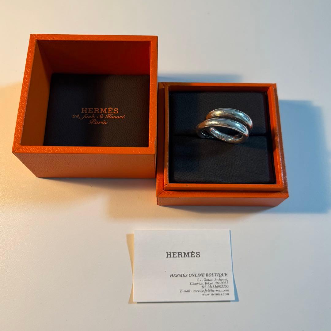 エルメス　シルバー　リング　ヴェルティージュ　52 楽天市場】エルメス HERMES ヴェルティージュ リング Vertige ring #52