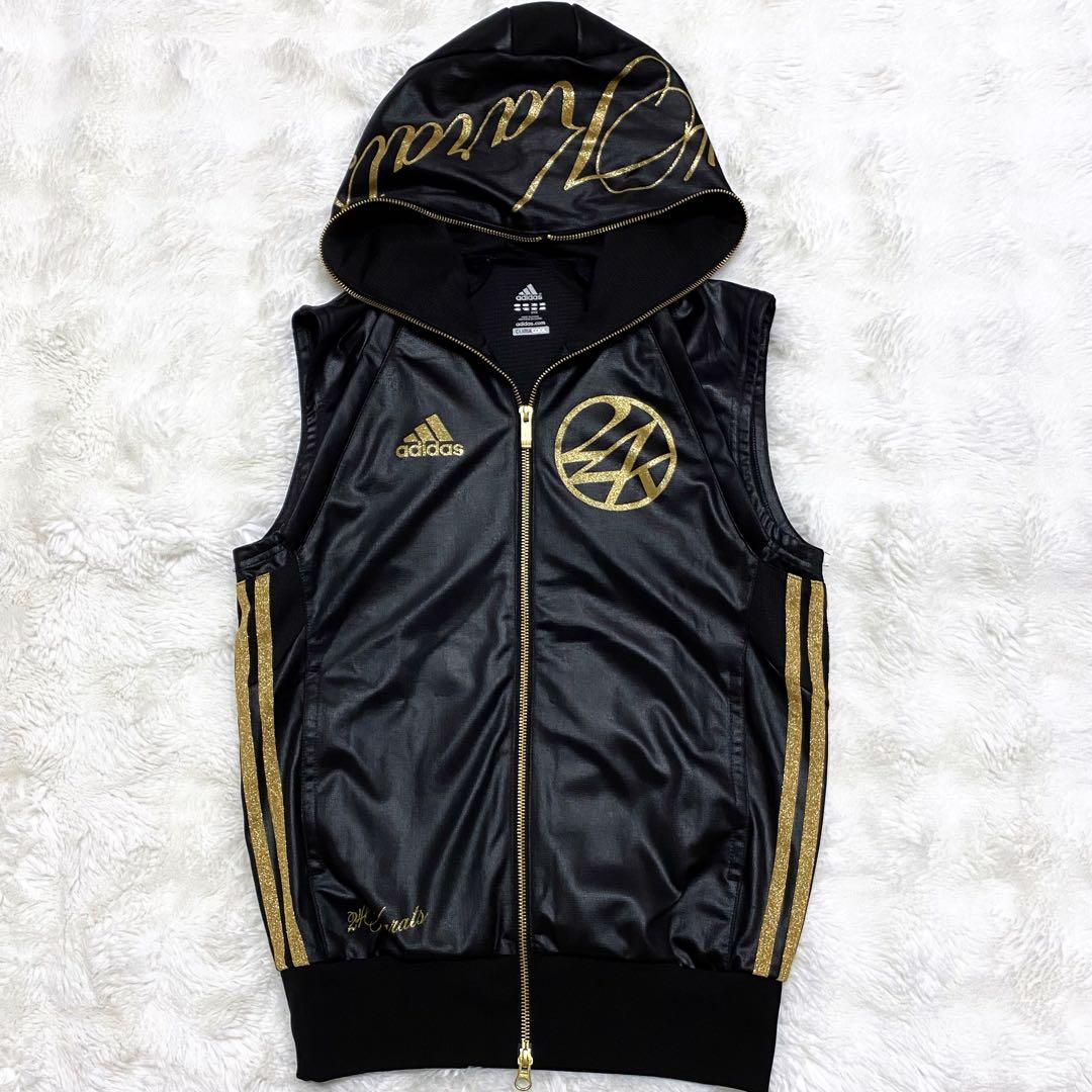 試着のみ】adidas × 24Karats ポーチ付 ジャージ 2XS