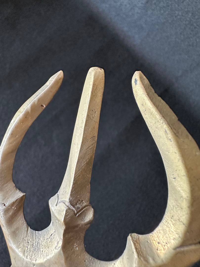 チベット密教法具 三鈷杵 長さ21cm 重さ373g 魔除け 厄除け 浄化