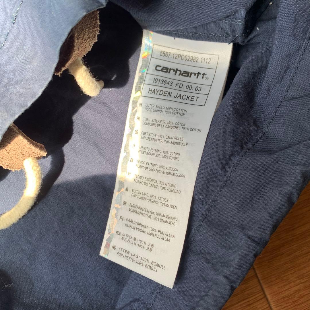 carhartt HAYDEN JACKET コットン アノラックパーカー - メルカリ