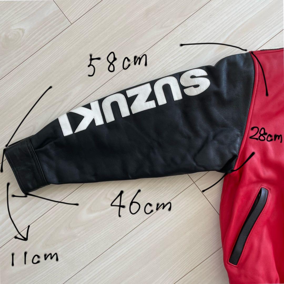 LUCKY STRIKE TEAM SUZUKI レザージャケット ライダース