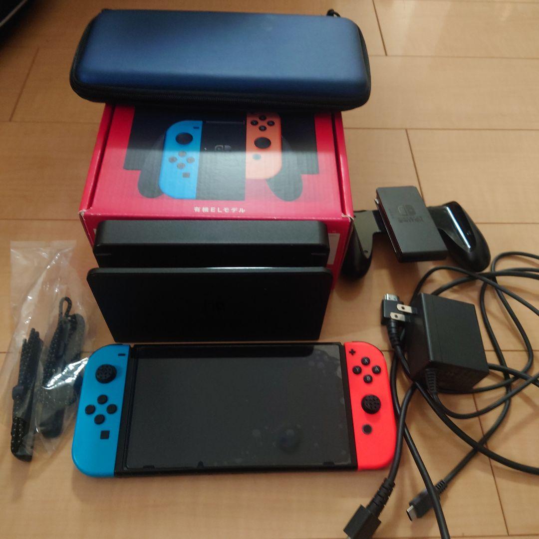 中古品】Nintendo Switch 有機ELモデル ネオンブルー/レッド - メルカリ