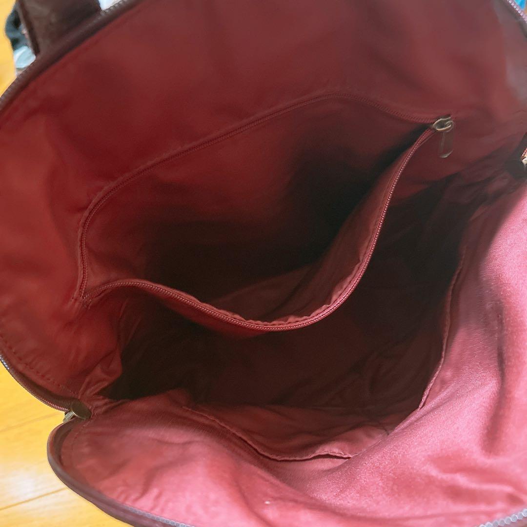 わちふぃーるど フルレザーリュック バックパック ボルドー ダヤン